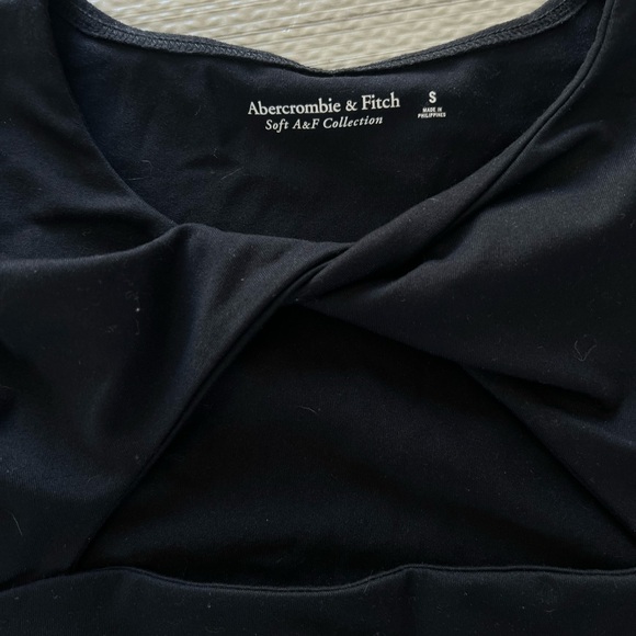 Abercrombie & Fitch Black Long Sleeve Bodysuit S - Picture 2 of 2
